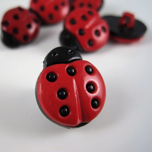 Ladybird Buttons.