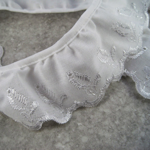 Frilled Broderie  Anglaise