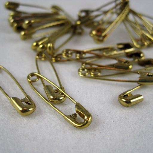 Small Gold Safety Pins