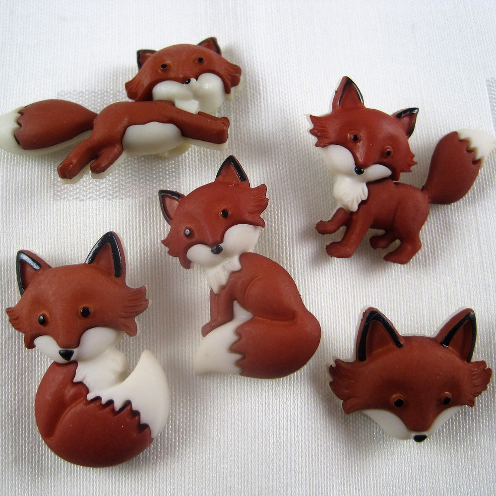 Out Foxed Buttons