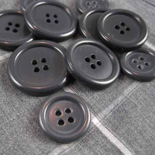 Mens Grey Coat Buttons